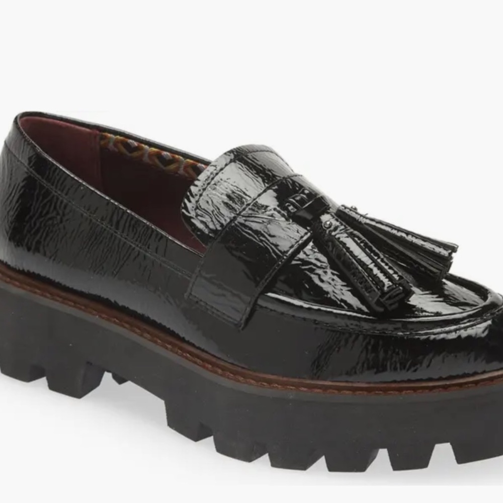 Sarto patent loafer 8.5